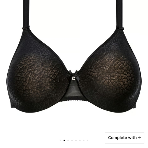  Chantelle Magnifique Seamless Unlined Minimizer Black 32 C - Picture 2 of 9